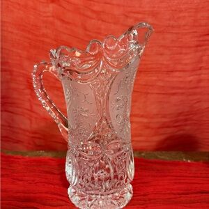 Elegant Clear Glass Pitcher
